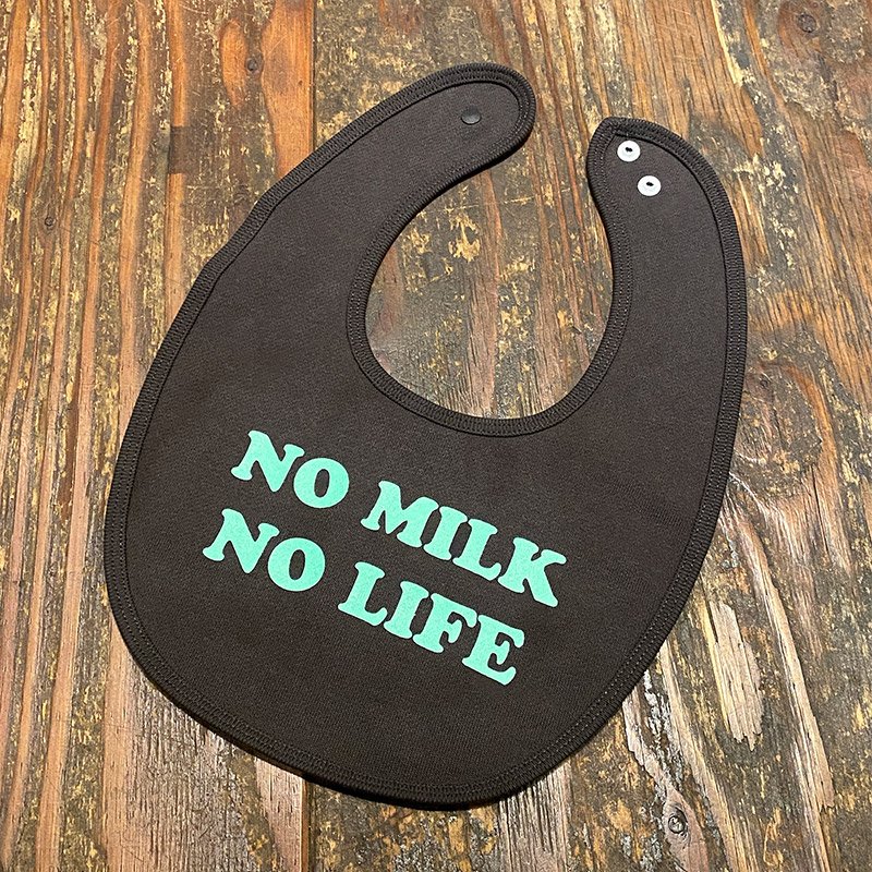 画像4: NO MILK NO LIFE ベビースタイ・ビブ  (SUMI/MINT) (4)