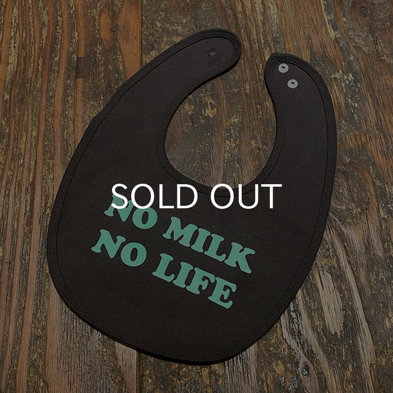 画像4: NO MILK NO LIFE ベビースタイ・ビブ  (SUMI/MINT) (4)