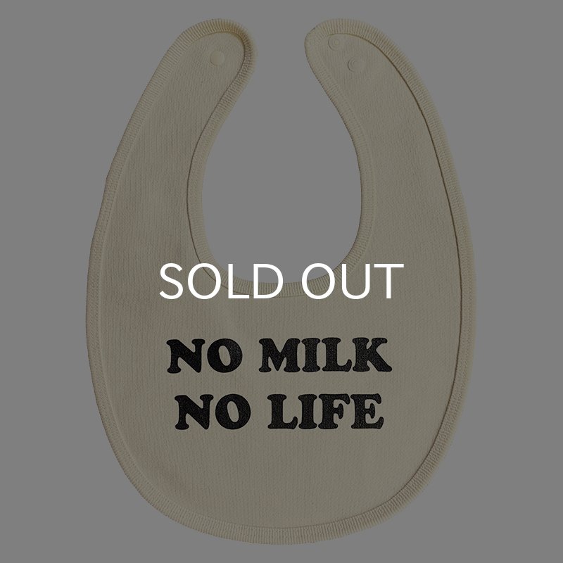 画像1: NO MILK NO LIFE ベビースタイ・ビブ  (NATURAL) (1)