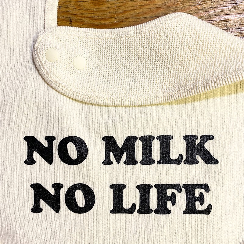 画像3: NO MILK NO LIFE ベビースタイ・ビブ  (NATURAL) (3)