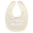 画像1: NO MILK NO LIFE ベビースタイ・ビブ  (NATURAL/WHITE) (1)