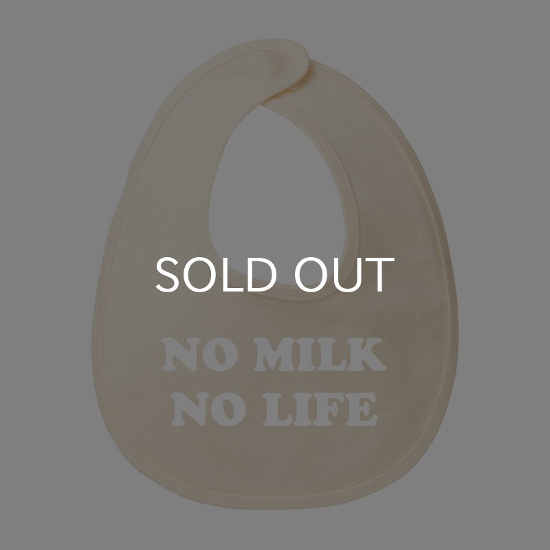 画像2: NO MILK NO LIFE ベビースタイ・ビブ  (NATURAL/WHITE) (2)