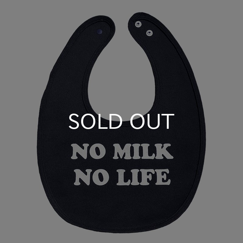 画像1: NO MILK NO LIFE ベビースタイ・ビブ  (NAVY) (1)