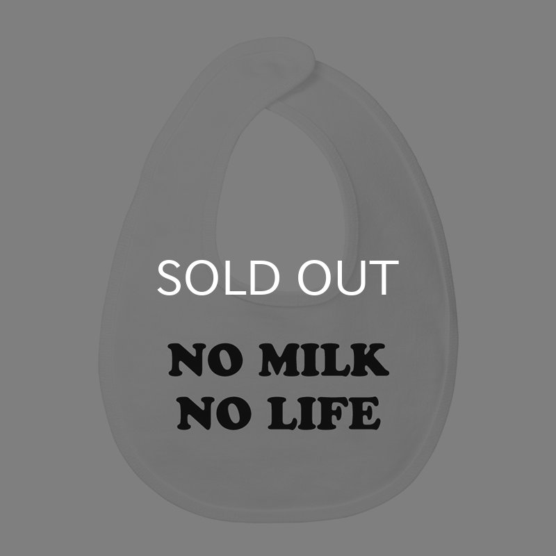 画像2: NO MILK NO LIFE ベビースタイ・ビブ  (WHITE) (2)