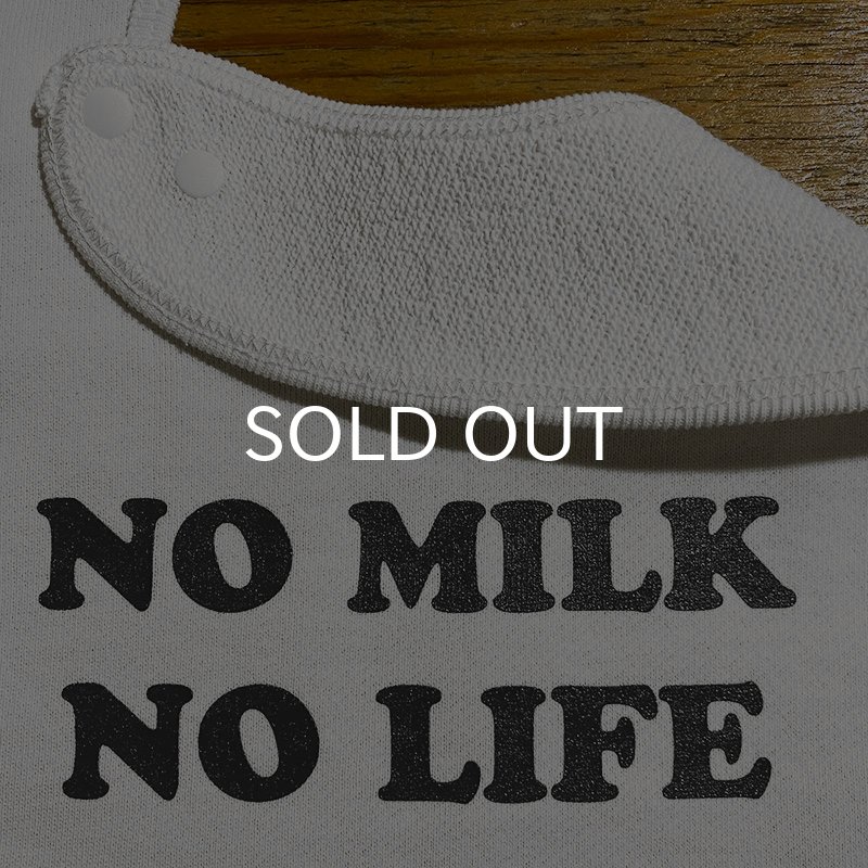 画像3: NO MILK NO LIFE ベビースタイ・ビブ  (WHITE) (3)