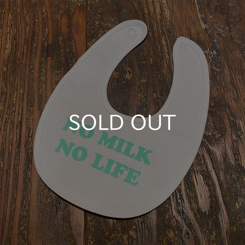 画像4: NO MILK NO LIFE ベビースタイ・ビブ  (WHITE/MINT) (4)