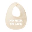 画像2: 【8/23入荷後発送】NO MILK NO LIFE ベビースタイ・ビブ  (NATURAL) (2)
