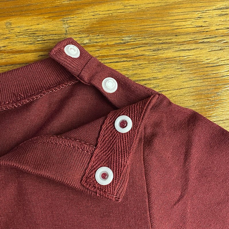 画像3: NO MILK NO LIFE キッズTシャツ / (BURGUNDY/YELLOW) (3)