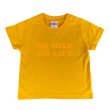 画像1: NO MILK NO LIFE キッズTシャツ / (GOLD/ORANGE) (1)