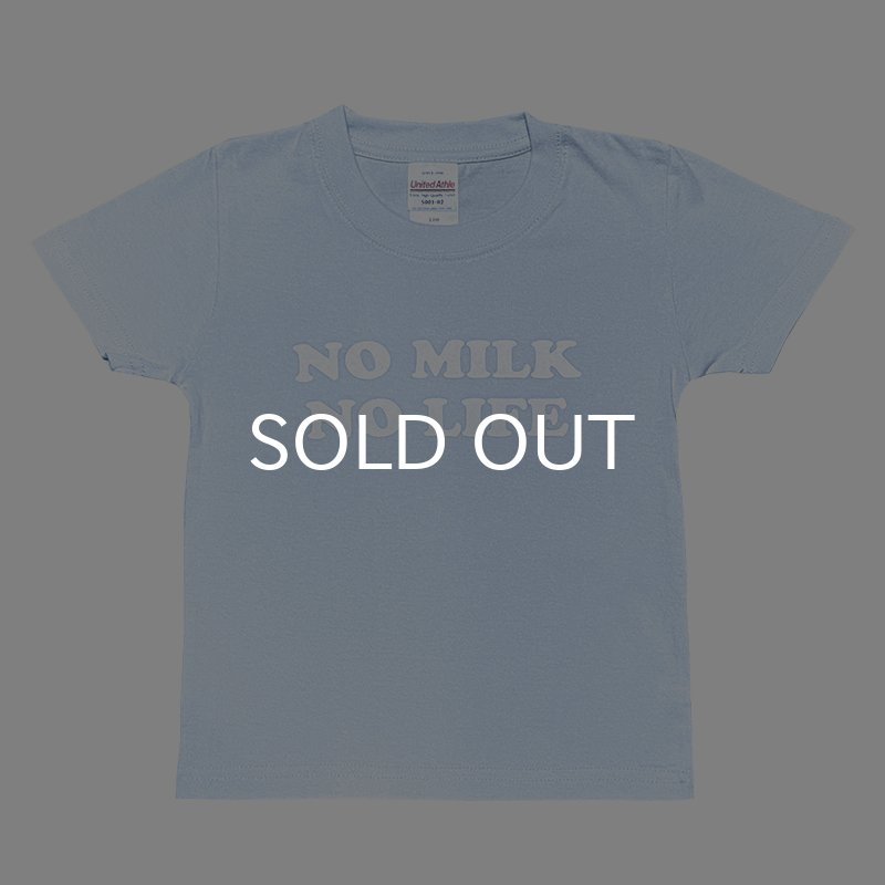 画像2: NO MILK NO LIFE キッズTシャツ / (LIGHT BLUE) (2)