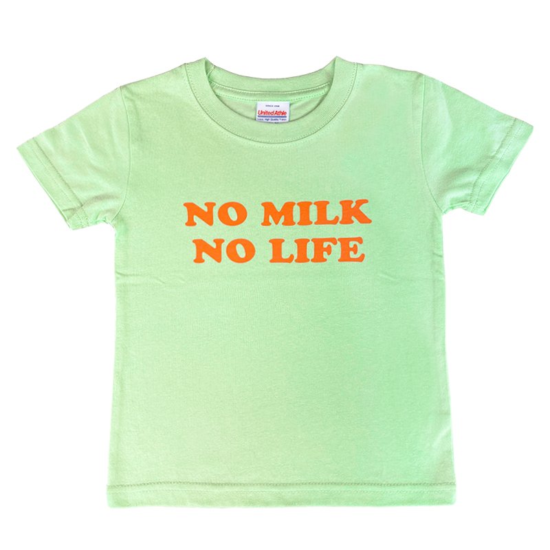 画像4: NO MILK NO LIFE キッズTシャツ / (MELON/ORANGE) (4)