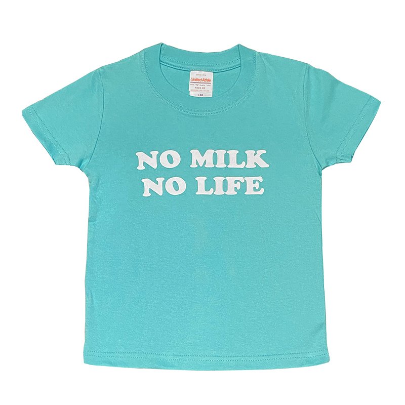 画像2: NO MILK NO LIFE キッズTシャツ / (MINT GREEN) (2)