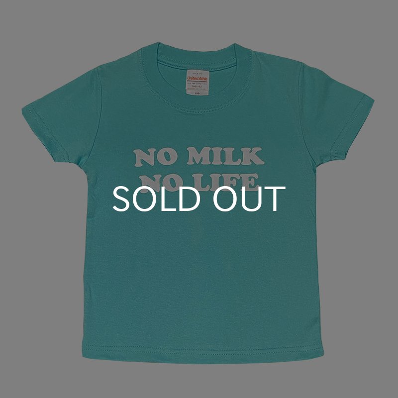 画像2: NO MILK NO LIFE キッズTシャツ / (MINT GREEN) (2)