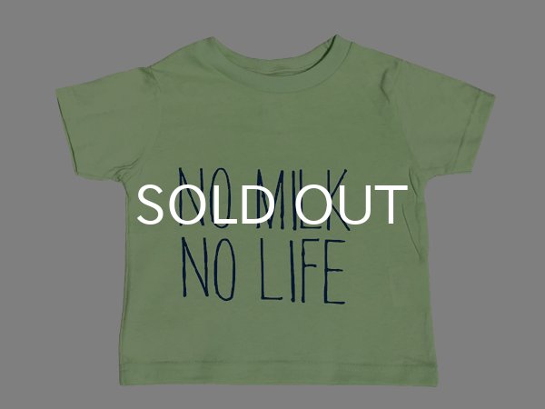 画像1: NO MILK NO LIFE キッズTシャツ / (MINT) (1)