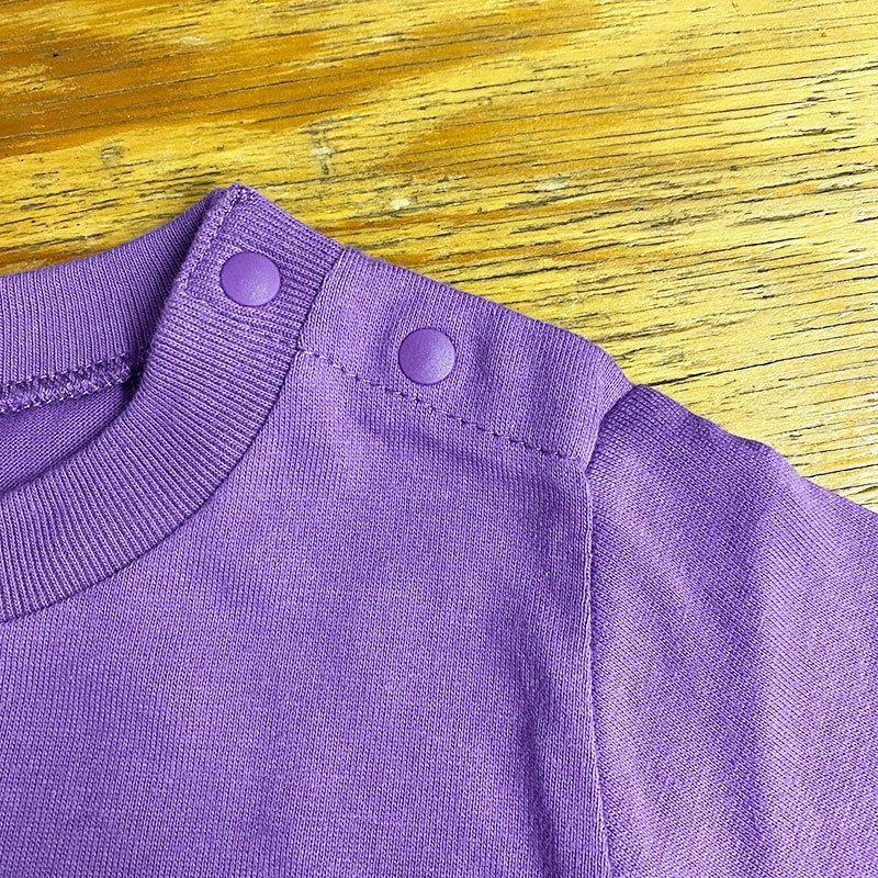 画像2: NO MILK NO LIFE キッズTシャツ / (VIOLET PURPLE/YELLOW) (2)