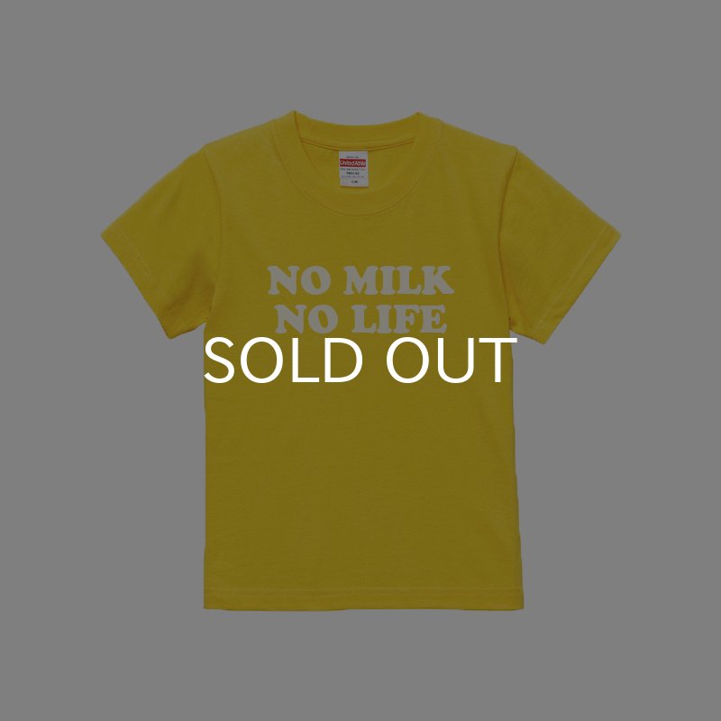 画像2: NO MILK NO LIFE キッズTシャツ / (YELLOW) (2)
