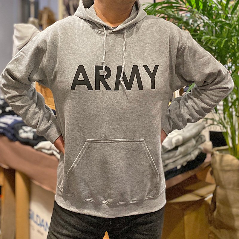 画像5: U.S. ARMY HOODIE (HEATHER GREY) (5)