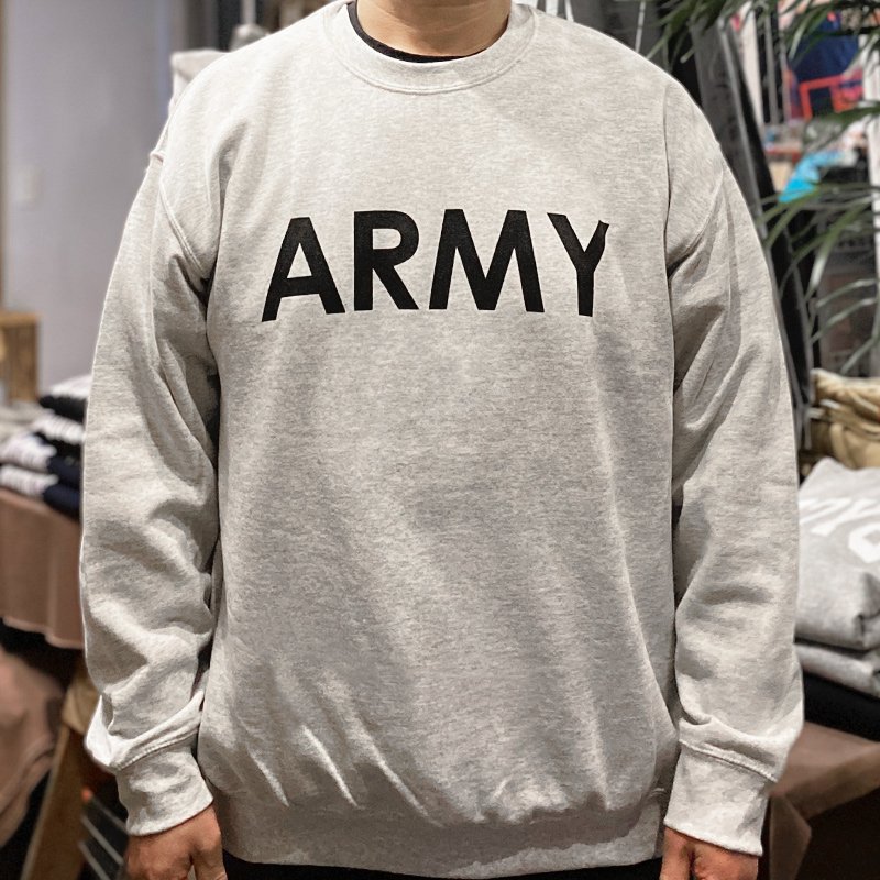 画像4: U.S. ARMY CREWNECK (ASH) (4)