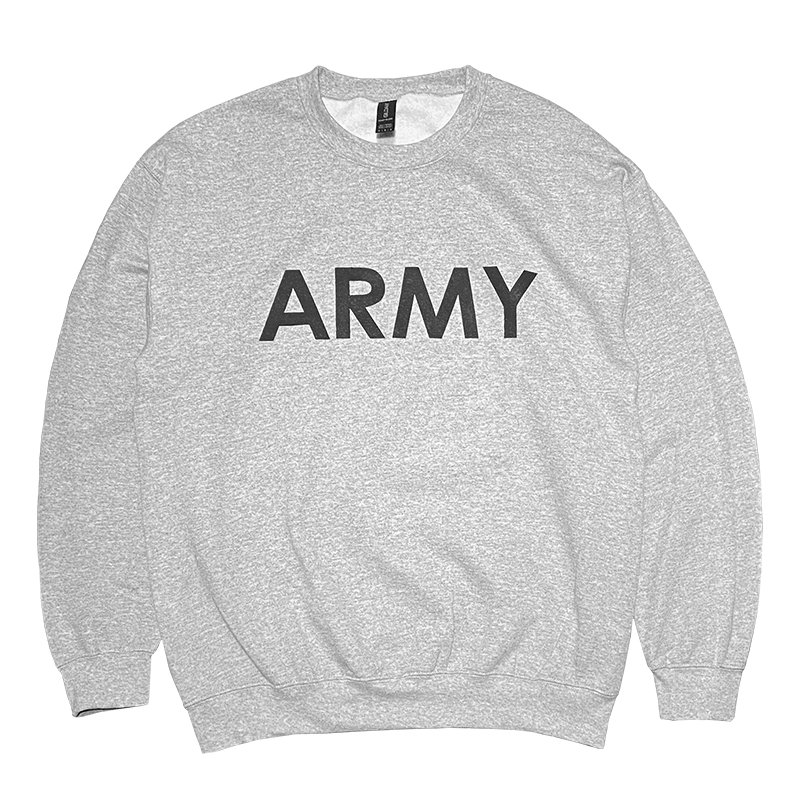画像1: U.S. ARMY CREWNECK (HEATHER GREY) (1)