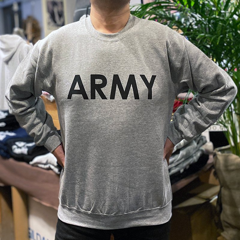 画像3: U.S. ARMY CREWNECK (HEATHER GREY) (3)