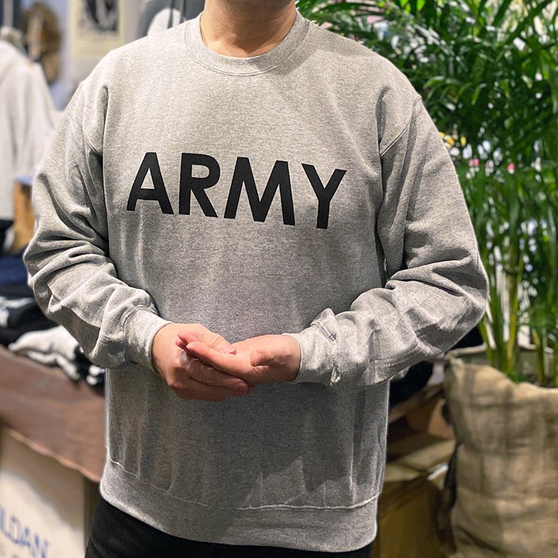 画像5: U.S. ARMY CREWNECK (HEATHER GREY) (5)