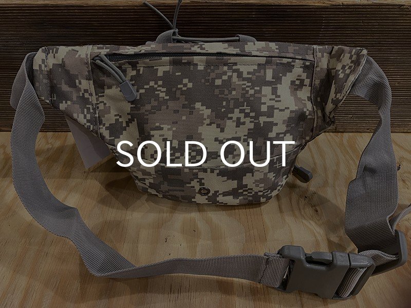 画像4: ミリタリー・ウエスト・バッグ/MILITARY WAIST BAG (ACU) (4)