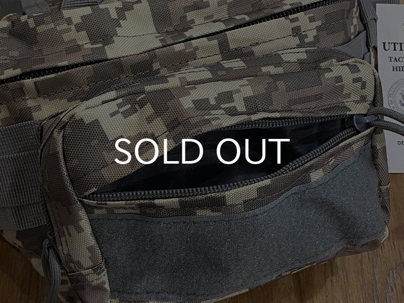 画像8: ミリタリー・ウエスト・バッグ/MILITARY WAIST BAG (ACU) (8)