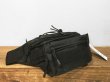 画像2: ミリタリー・ウエスト・バッグ/MILITARY WAIST BAG (BLACK) (2)