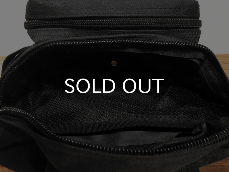 画像5: ミリタリー・ウエスト・バッグ/MILITARY WAIST BAG (BLACK) (5)