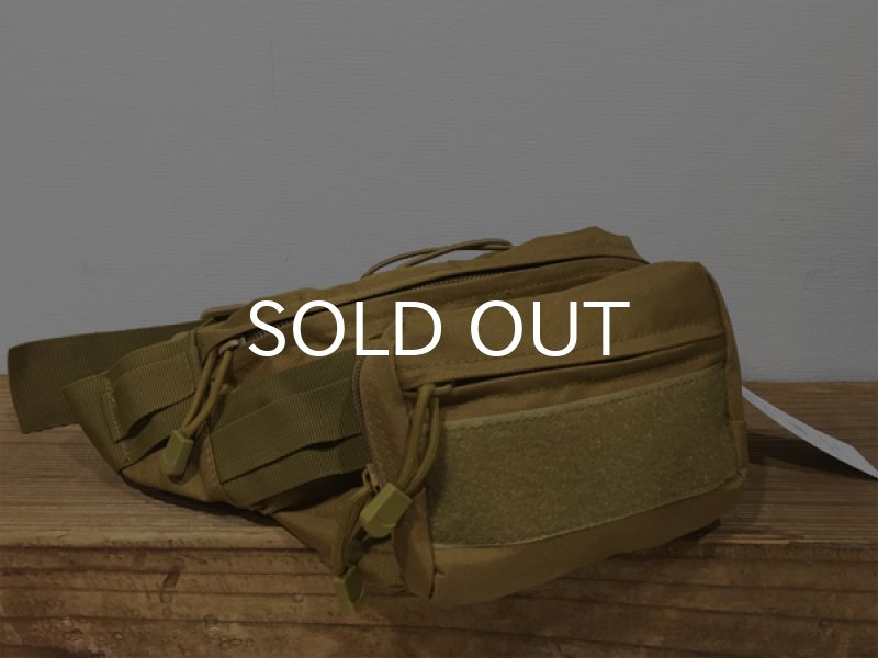 画像2: ミリタリー・ウエスト・バッグ/MILITARY WAIST BAG (COYOTE) (2)