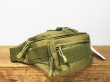 画像2: ミリタリー・ウエスト・バッグ/MILITARY WAIST BAG (ARMY GREEN) (2)