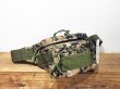 画像2: ミリタリー・ウエスト・バッグ/MILITARY WAIST BAG (MARPAT WOODLAND) (2)