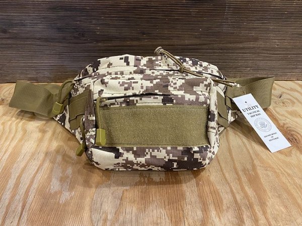 画像1: ミリタリー・ウエスト・バッグ/MILITARY WAIST BAG (MARPAT DESERT) (1)