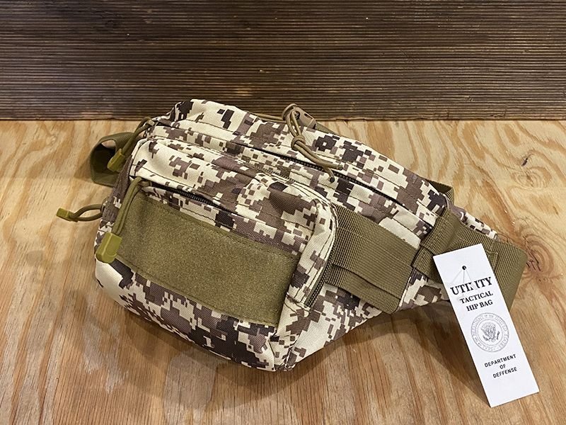 画像2: ミリタリー・ウエスト・バッグ/MILITARY WAIST BAG (MARPAT DESERT) (2)