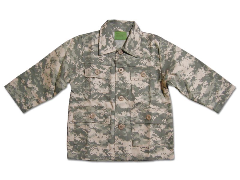 画像1: 【SALE】ROTHCO KIDS BDUシャツ / ACU DIGITAL CAMO (1)