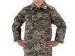 画像2: 【SALE】KIDS BDUシャツ / ACU DIGITAL CAMO (2)
