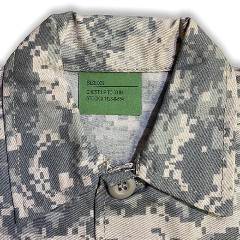 画像3: 【SALE】ROTHCO KIDS BDUシャツ / ACU DIGITAL CAMO (3)