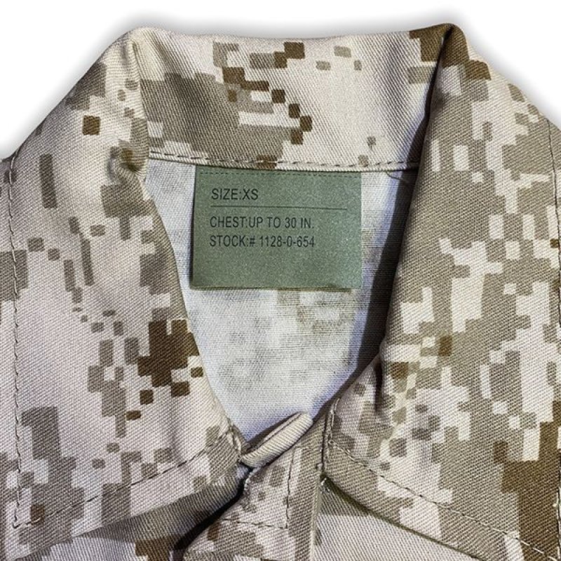 画像3: 【SALE】KIDS BDUシャツ / DESERT DIGITAL CAMO (3)