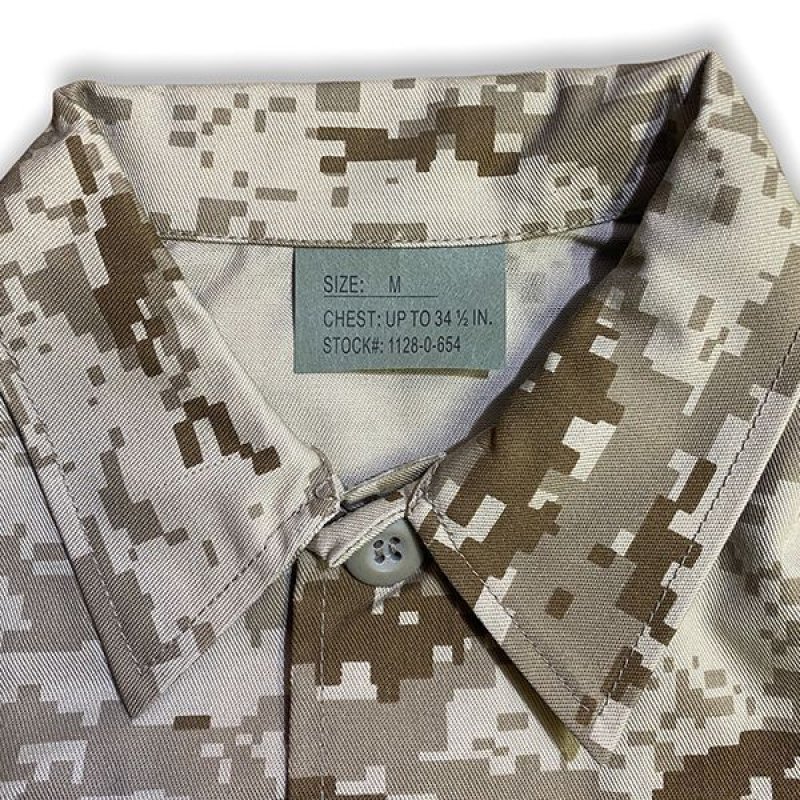 画像5: 【SALE】KIDS BDUシャツ / DESERT DIGITAL CAMO (5)