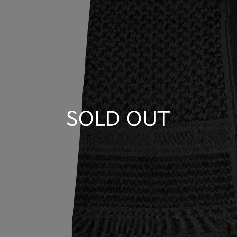 画像7: MILITARY SHEMAGH シュマグ アフガンストール (BLACK) (7)