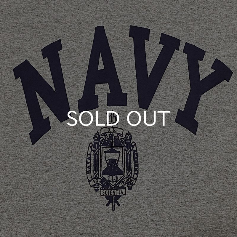 画像2: U.S. NAVY Tシャツ (HEATHER GREY) (2)