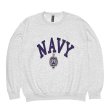 画像1: U.S. NAVY CREWNECK (ASH) (1)