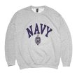 画像1: U.S. NAVY CREWNECK (HEATHER GREY) (1)