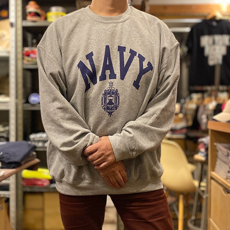 画像4: U.S. NAVY CREWNECK (HEATHER GREY) (4)