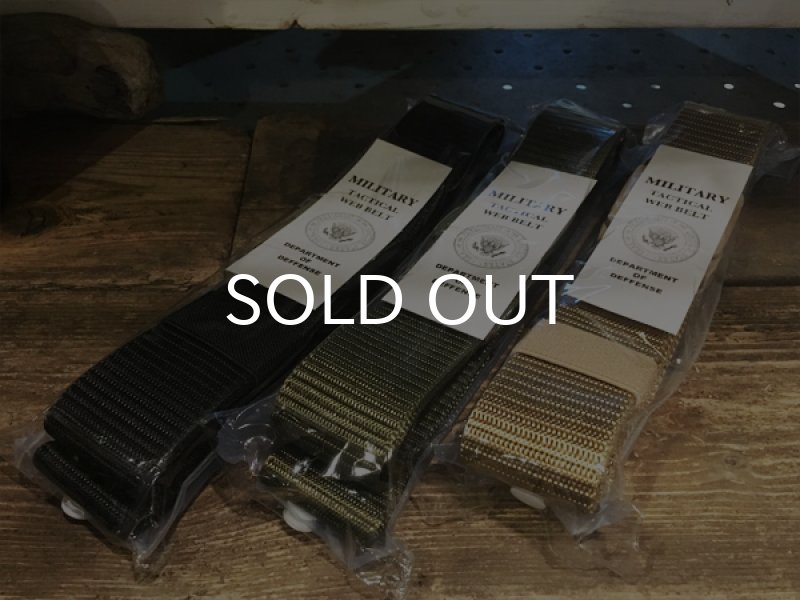 画像2: ミリタリーウェブベルト / MILITARY WEB BELT (2)