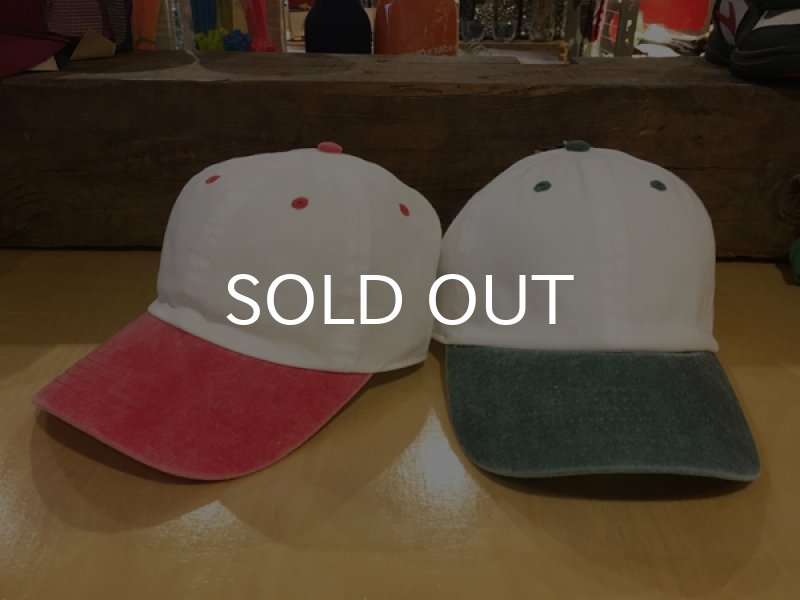 画像2: NEWHATTAN / TWO TONE PIGMENT WASH BASEBALL CAP (2)