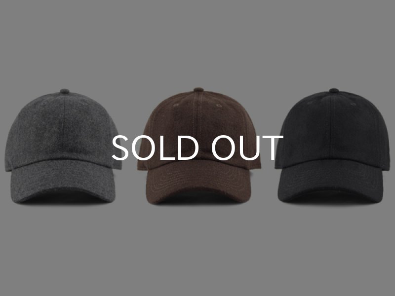 画像2: NEWHATTAN / WOOL BASEBALL CAP (2)