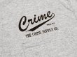 画像2: CRIME Tシャツ / POCKET BASEBALL (GREY) (2)