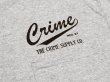 画像2: CRIME Tシャツ / POCKET BASEBALL LOGO (GREY) (2)