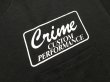 画像2: CRIME Tシャツ / POCKET CUSTOM LOGO (BLACK) (2)